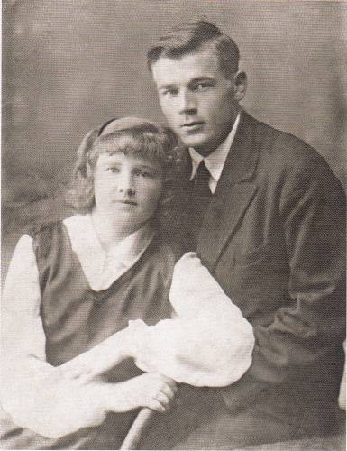 А.С. Риехакайнен с женой